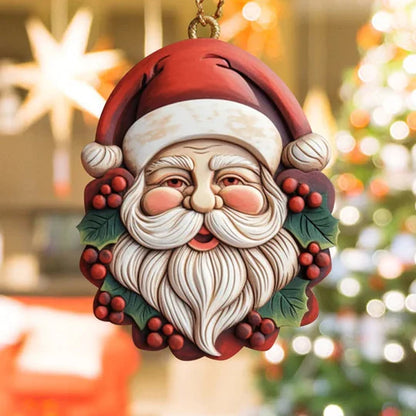Resin Santa Claus Pendant