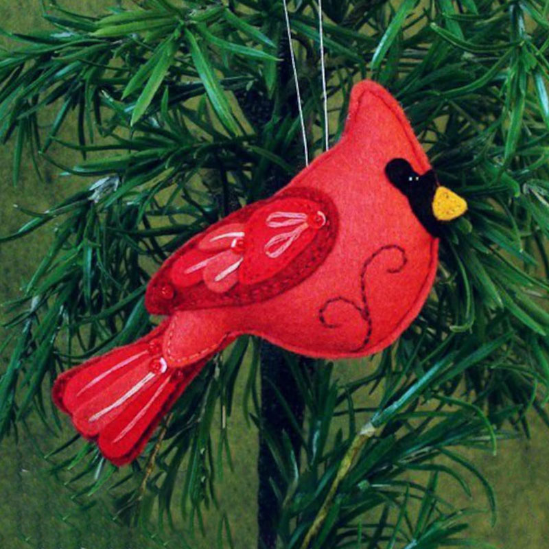 🐦Hand Embroidered Felt Bird Ornament